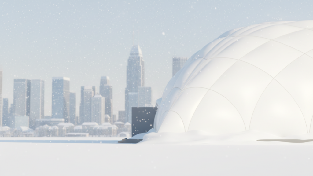 [Air Dome 101] More Energy Efficient Than Traditional Buildings? How Air Domes Stay Warm in Winter